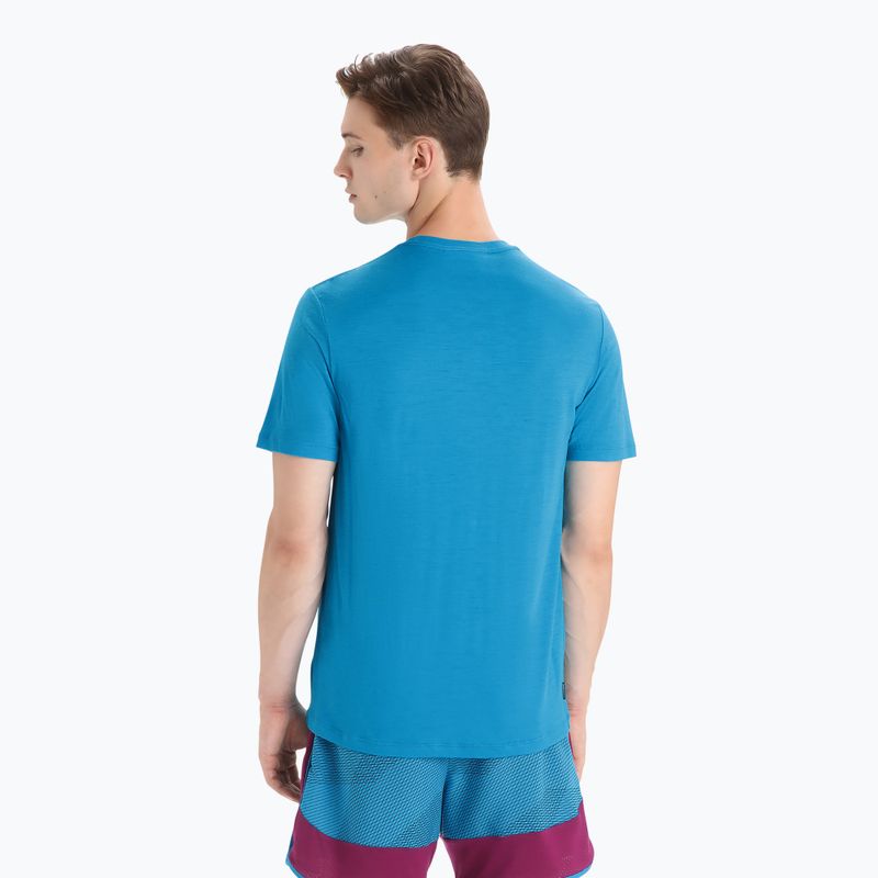 Herren Thermo-T-Shirt Icebreaker Tech Lite II Cadence Paths blau IB0A56N87341 3