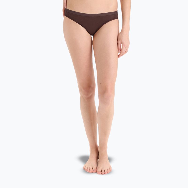 Damen Funktionsunterhose Icebreaker Siren Bikini umber 3