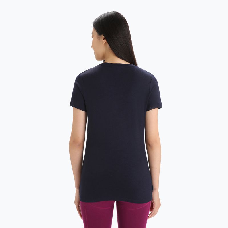 Damen Thermo-T-Shirt icebreaker Tech Lite II Moon Phase navy blau IB0A56NO4011 3