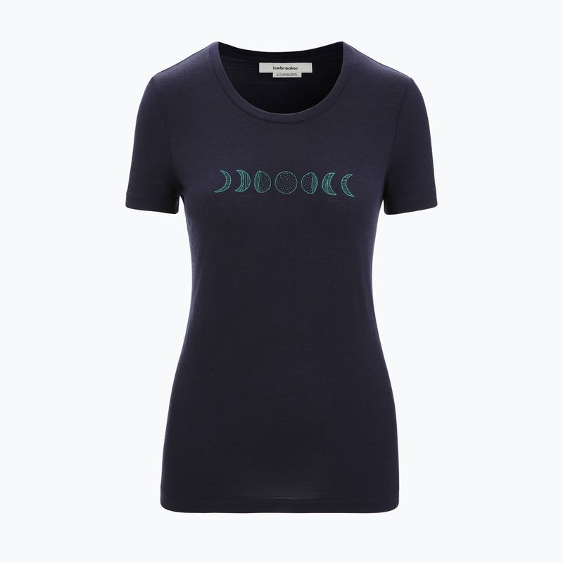 Damen Thermo-T-Shirt icebreaker Tech Lite II Moon Phase navy blau IB0A56NO4011 6