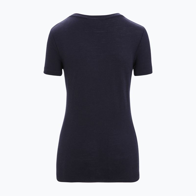 Damen Thermo-T-Shirt icebreaker Tech Lite II Moon Phase navy blau IB0A56NO4011 7
