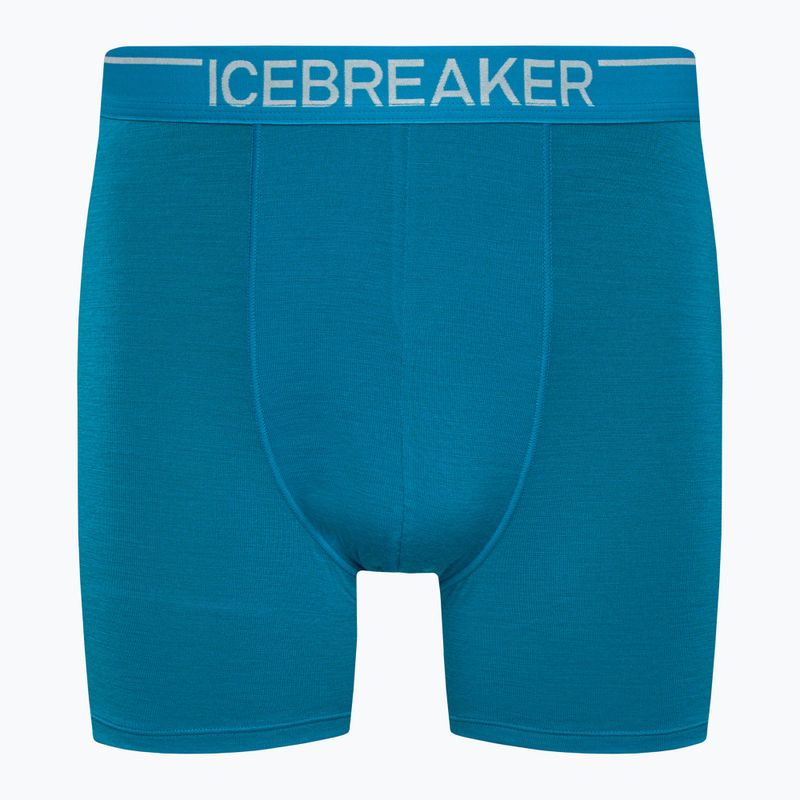 Thermo-Boxershorts für Herren Icebreaker Anatomica Geo Blau 103029