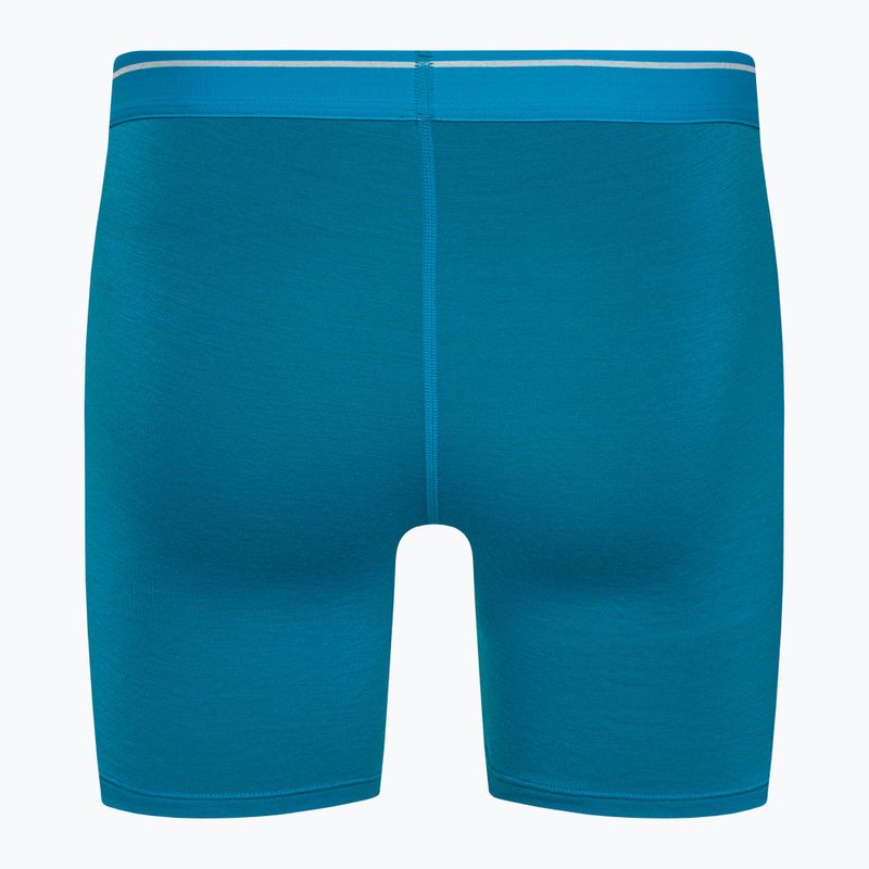 Thermo-Boxershorts für Herren Icebreaker Anatomica Geo Blau 103029 2