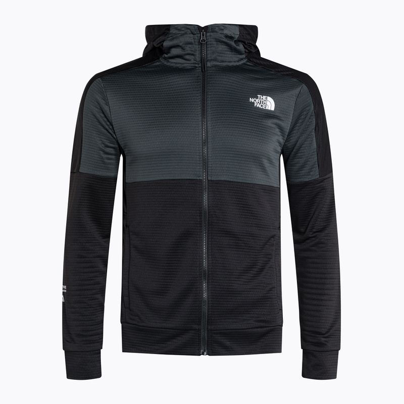 Herren trekking Sweatshirt The North Face Ma Full Zip Fleece schwarz NFA823PKT1