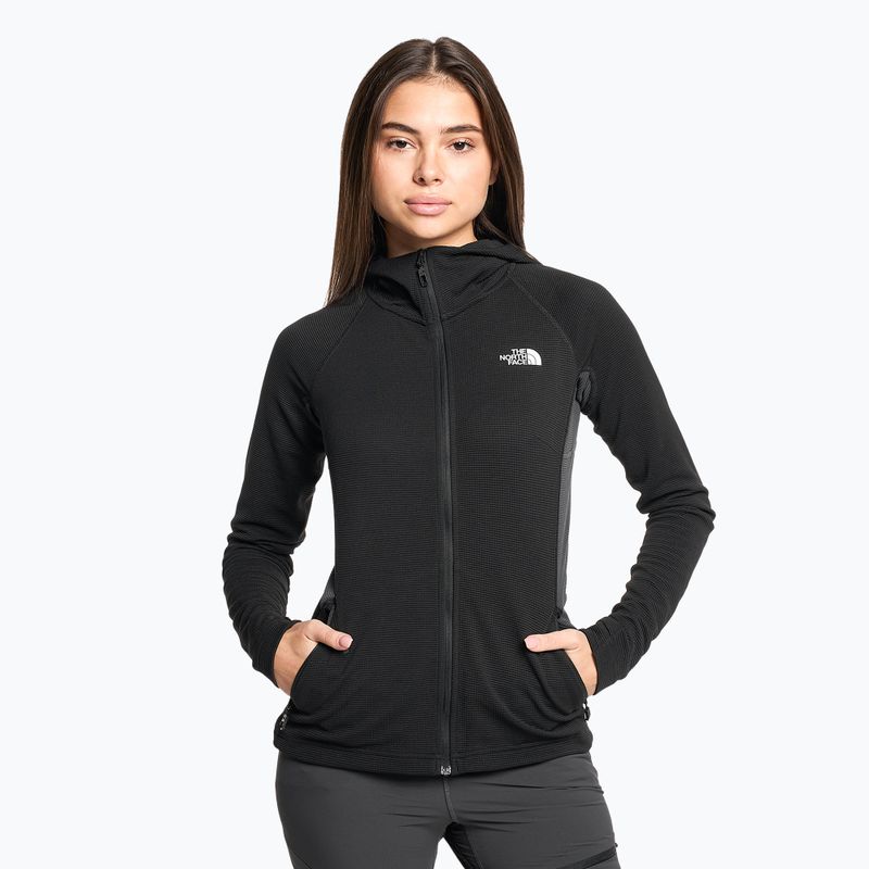 Damen-Trekking-Sweatshirt The North Face AO Full Zip Hoodie schwarz NF0A8264KT01