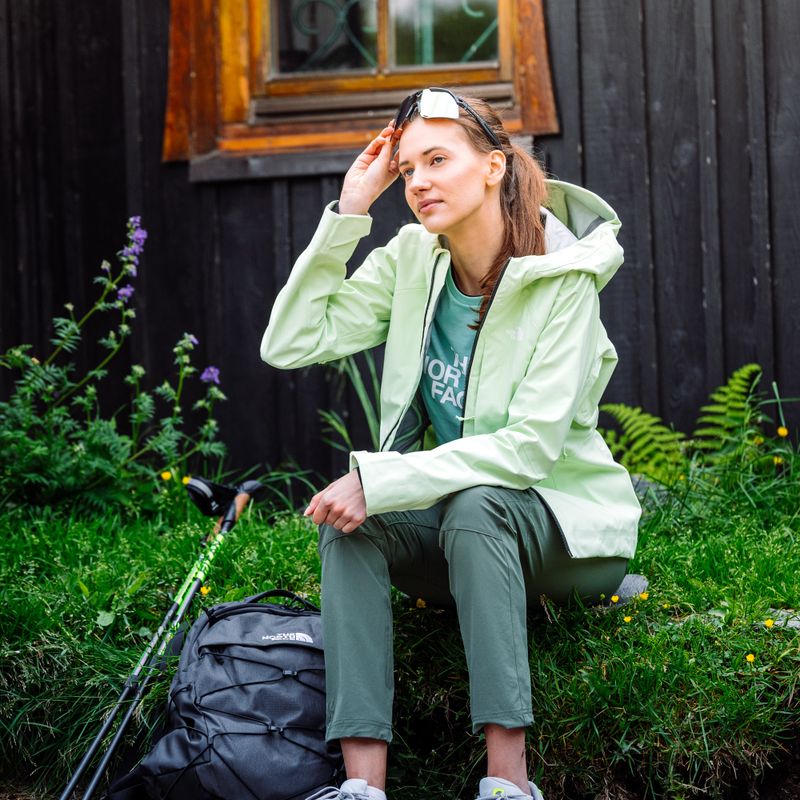 Damen Regenjacke The North Face Stolemberg 3L Dryvent grün NF0A7ZCHN131 13