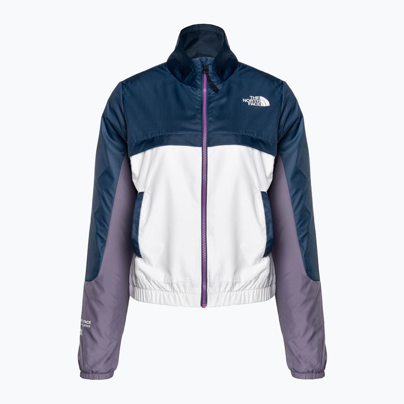Damen Windjacke The North Face MA Wind Full Zip weiß-violett-blau NF0A825DIKC1