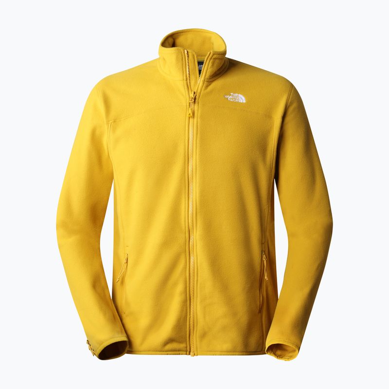 Herren Fleece-Sweatshirt The North Face 100 Glacier FZ gelb NF0A5IHQH9D1