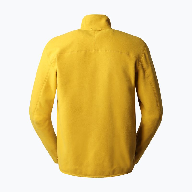 Herren Fleece-Sweatshirt The North Face 100 Glacier FZ gelb NF0A5IHQH9D1 2