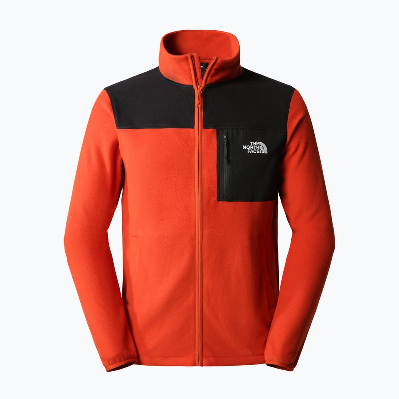Herren trekking Sweatshirt The North Face Homesafe Full Zip Fleece braun-schwarz NFA55HLSV61