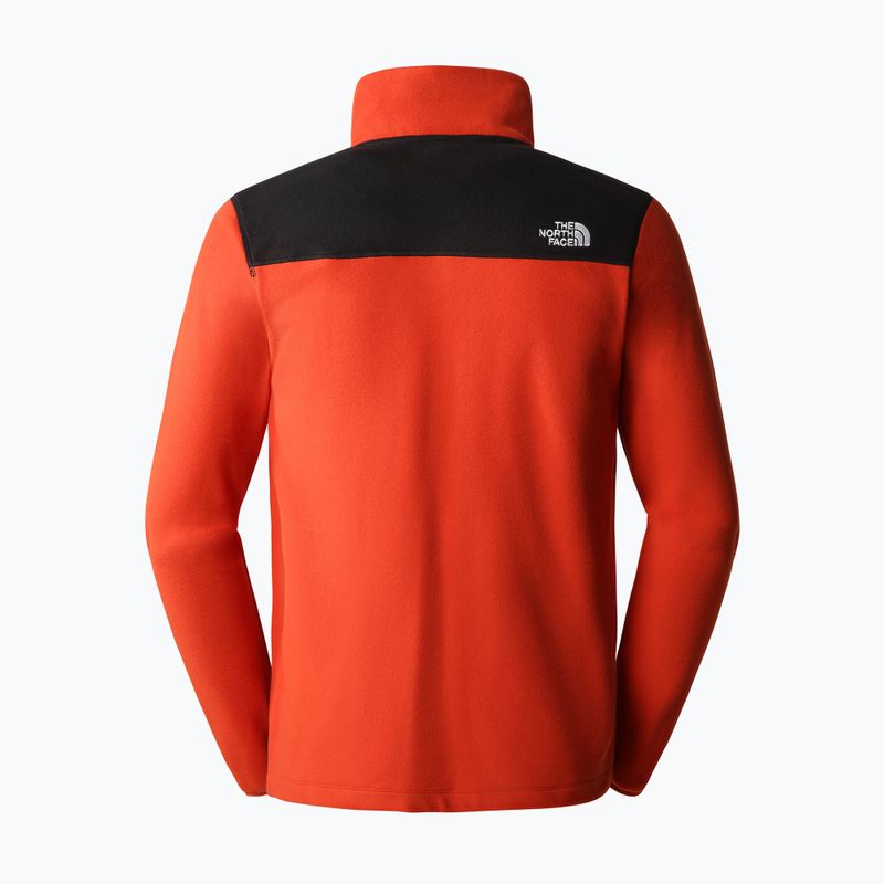 Herren trekking Sweatshirt The North Face Homesafe Full Zip Fleece braun-schwarz NFA55HLSV61 2