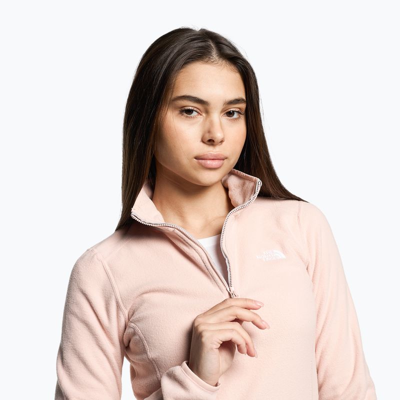 Damen Fleece-Sweatshirt The North Face 100 Glacier 1/4 Zip rosa NF0A5IHNLK61 3