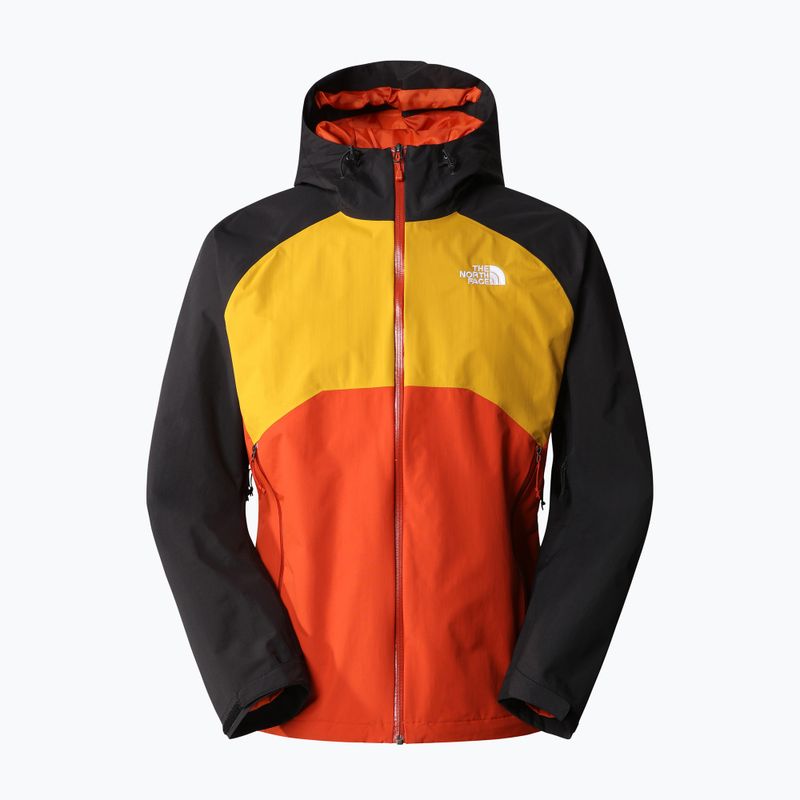 Herren Regenjacke The North Face Stratos schwarz-orange-rot NF00CMH9IMV1 5