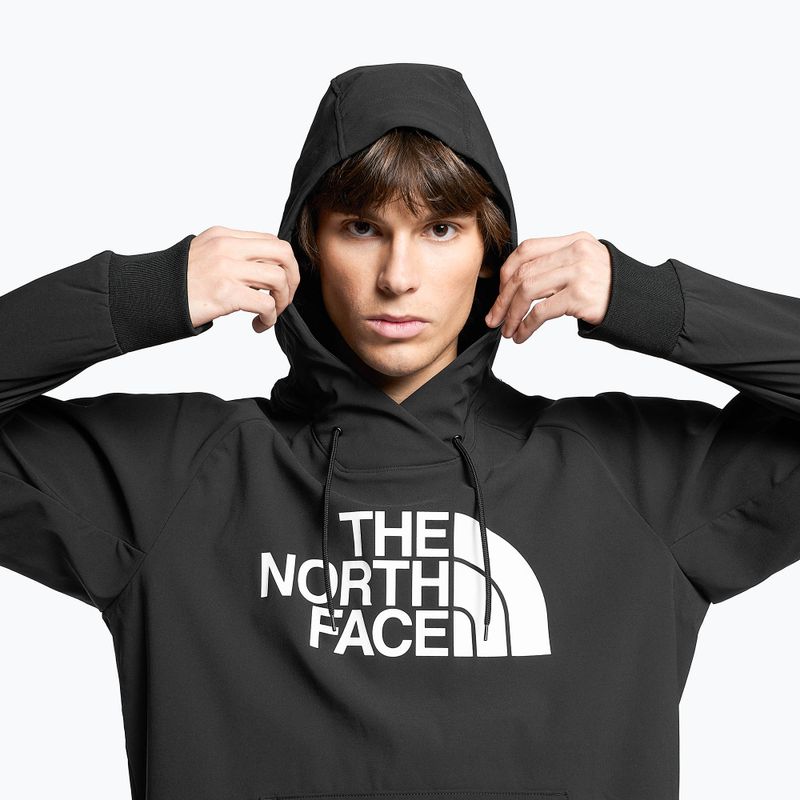 Herren-Trekking-Sweatshirt The North Face Tekno Logo Hoodie schwarz 5