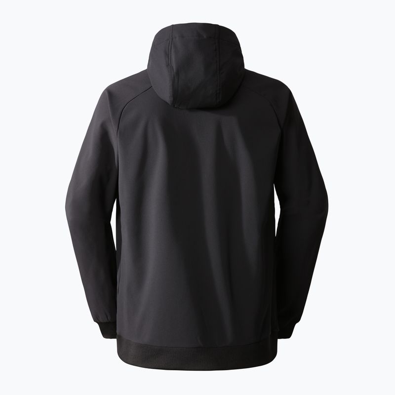 Herrenpullover The North Face Tekno Logo Hoodie schwarz/weiß 7
