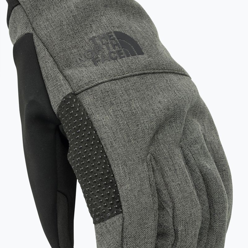 Herren-Trekkinghandschuhe The North Face Apex Etip dunkelgrau heather