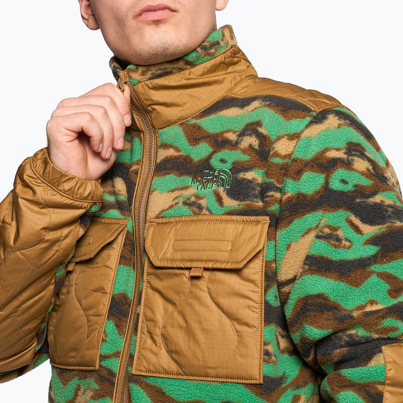 Herren-Trekking-Sweatshirt The North Face Royal Arch FZ braun und grün NF0A7UJBIOO1 3