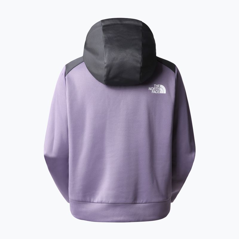 Damen-Trekkingjacke The North Face Reaxion Fleece P/O Hoodie grau NFA7ZACIDM1 2