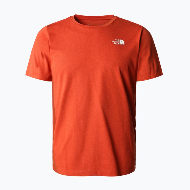 Herren-Trekking-T-Shirt The North Face Foundation Grafik orange NF0A55EFLV41