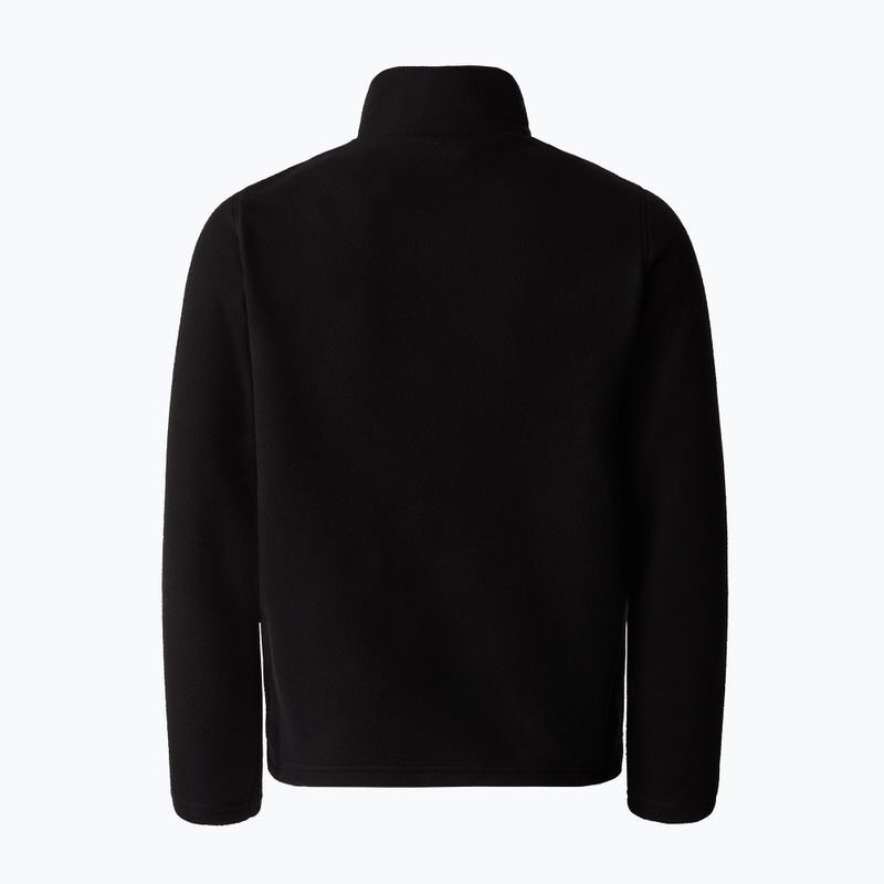 Kinder-Fleece-Sweatshirt The North Face Glacier Fleece 1/4 Zip schwarz 2