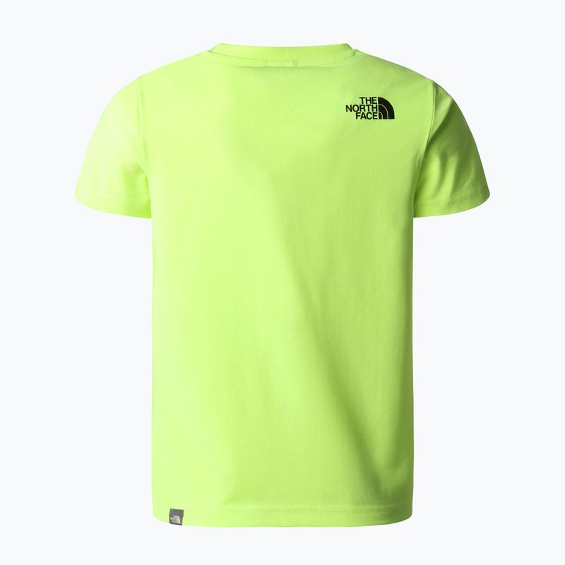 Wandershirt trekking Kinder The North Face S/S Redbox gelb NFA82E98NT1 2