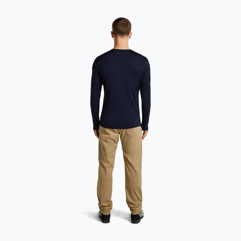 Longsleeve Herren icebreaker Merino 200 Oasis Crewe SkiingYeti midnight navy 5