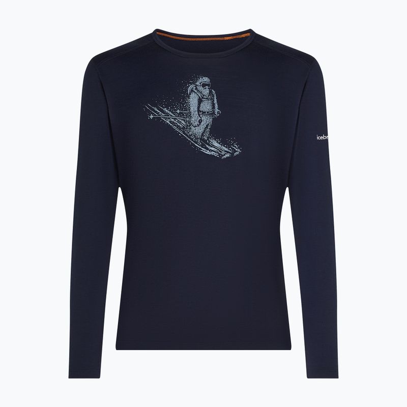 Longsleeve Herren icebreaker Merino 200 Oasis Crewe SkiingYeti midnight navy 7
