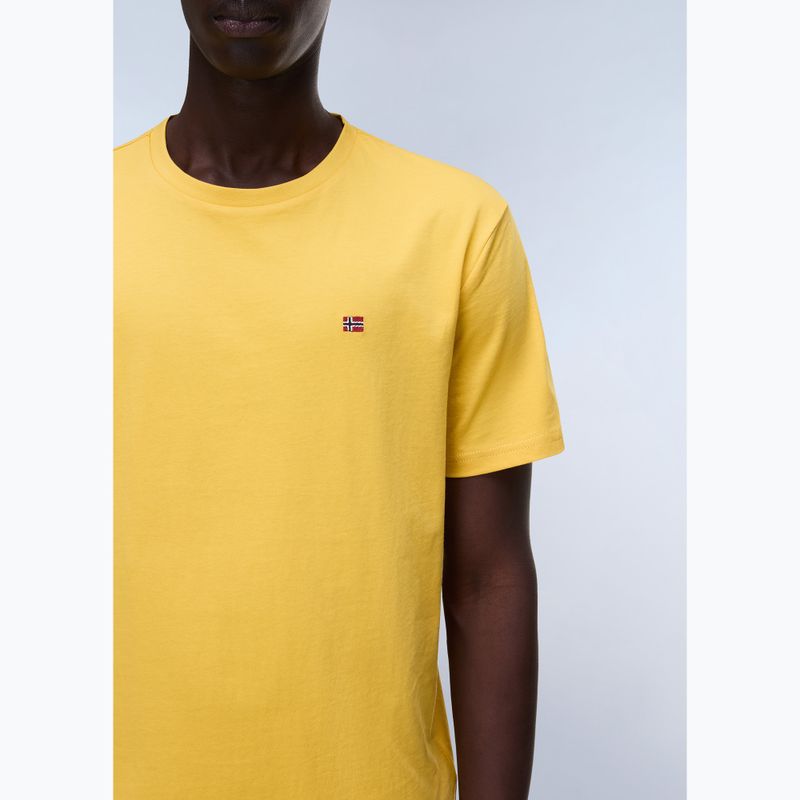 Herren-T-Shirt Napapijri Salis yolk yellow y0z 3