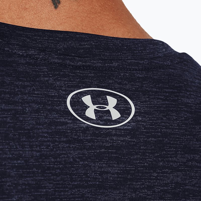 Under Armour Tech SSC Damen Trainings-T-Shirt midnight navy/cadet/metallic silver 3