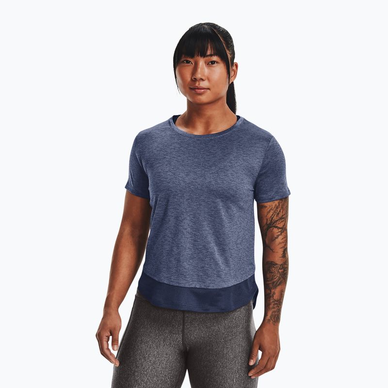 Unter Armour Frauen Training T-Shirt UA Tech Vent SS blau 1366129