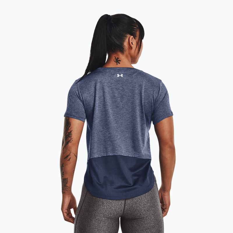Unter Armour Frauen Training T-Shirt UA Tech Vent SS blau 1366129 2