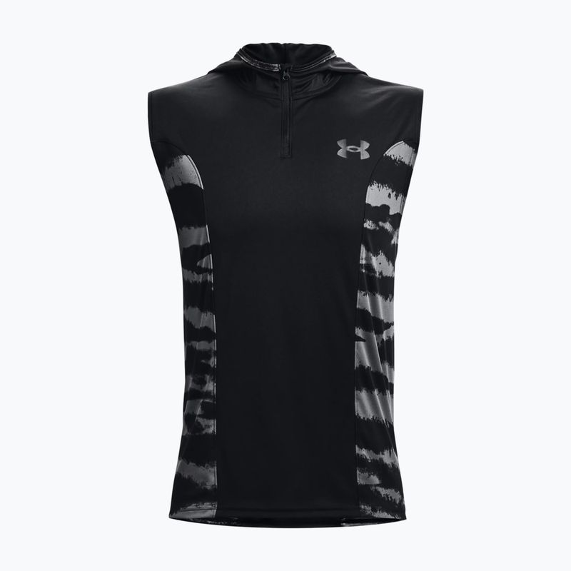 Koszulka koszykarska z kapturem męska Under Armour  Baseline Tank Hoodie 2 schwarz 13724-2-LG