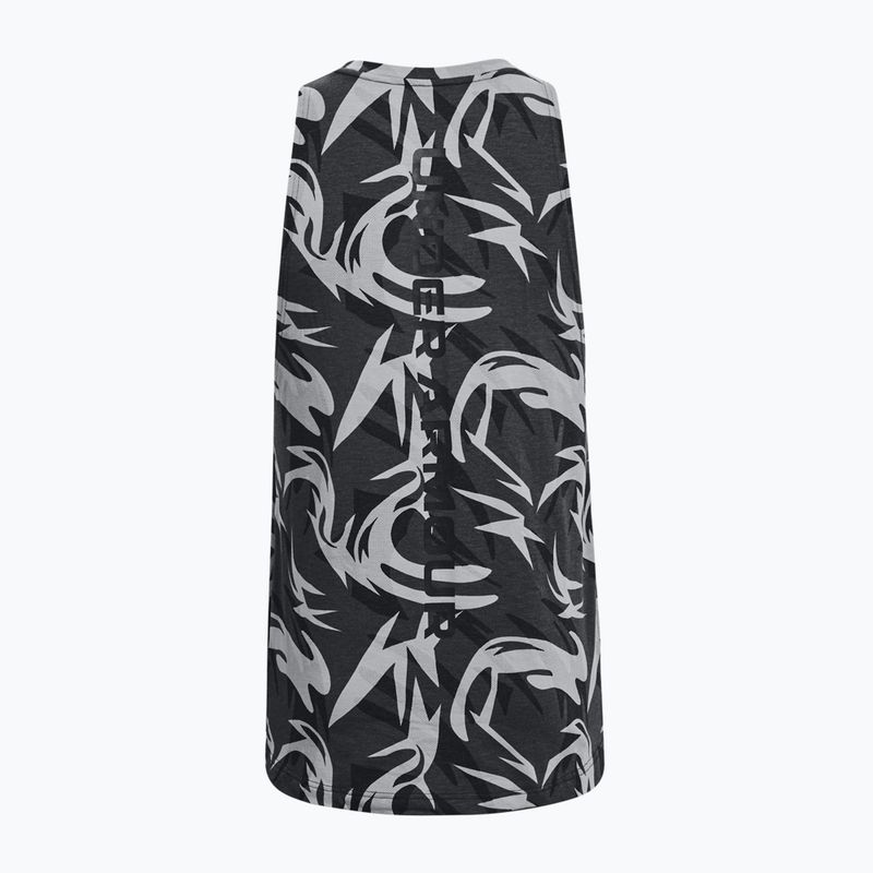Basketball Trikot Herren Under Armour Baseline Printed Tank 3 schwarz 137239-3-MD 2