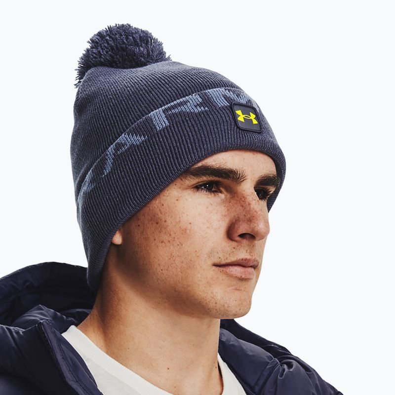 Under Armour Herren Wintermütze Ua Halftime Fleece Pom navy blau 1373093 6