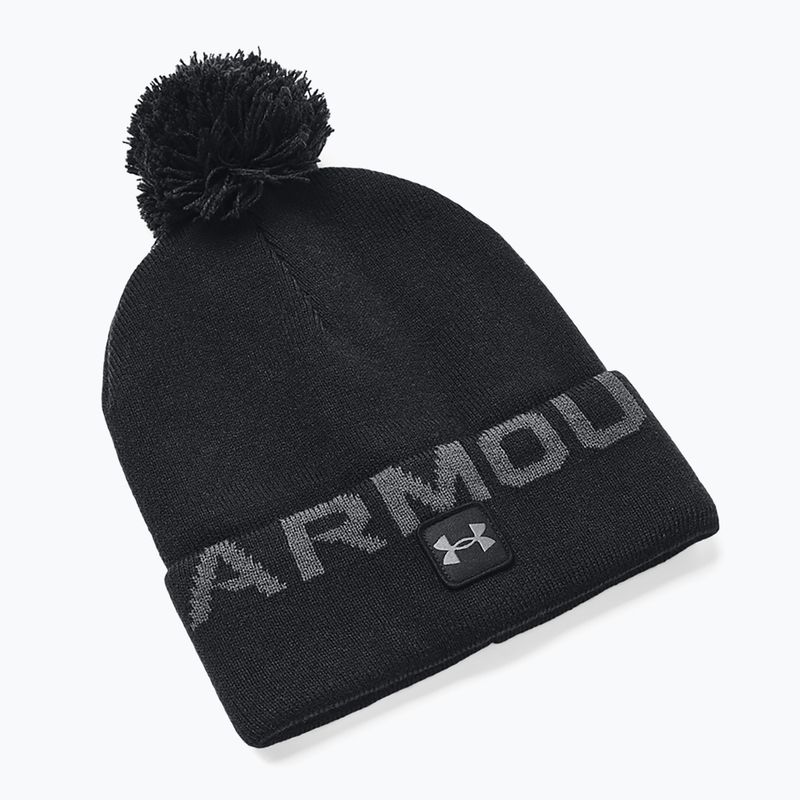 Under Armour Herren Wintermütze Ua Halftime Fleece Pom schwarz 1373093 4