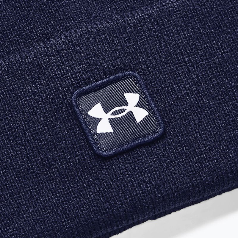Wintermütze Under Armour Halftime Cuff midnight navy/white 2