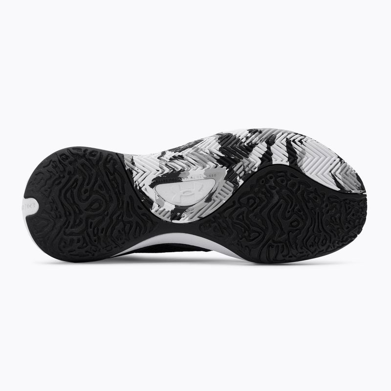 Basketballschuhe Herren Under Armour Lockdown 6 weiß-grau 325616-11 5