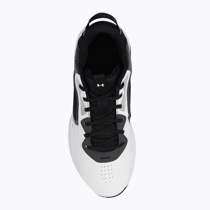 Basketballschuhe Herren Under Armour Lockdown 6 weiß-grau 325616-11 6
