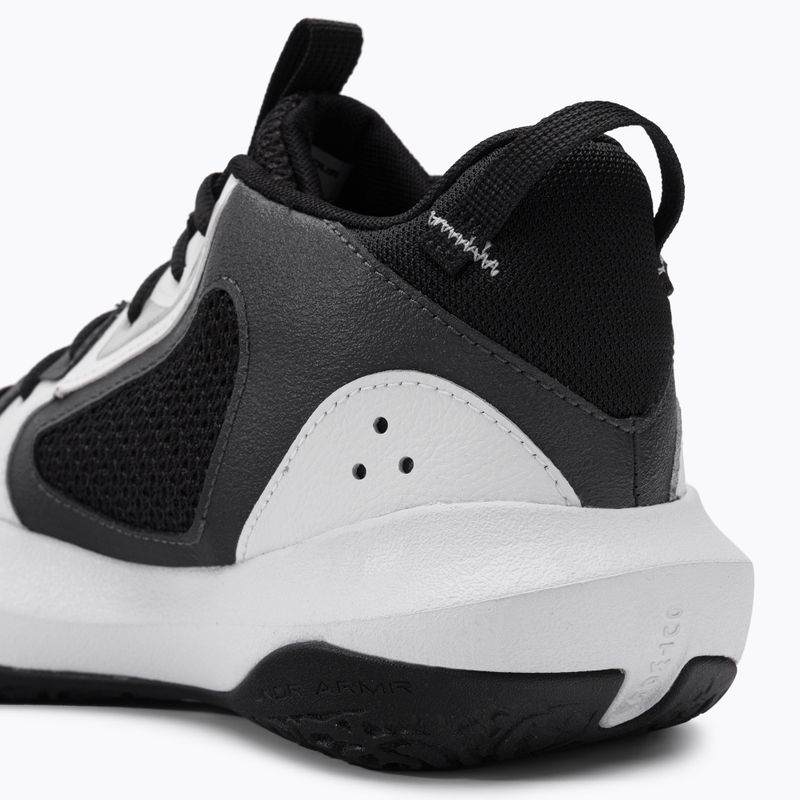 Basketballschuhe Herren Under Armour Lockdown 6 weiß-grau 325616-11 10