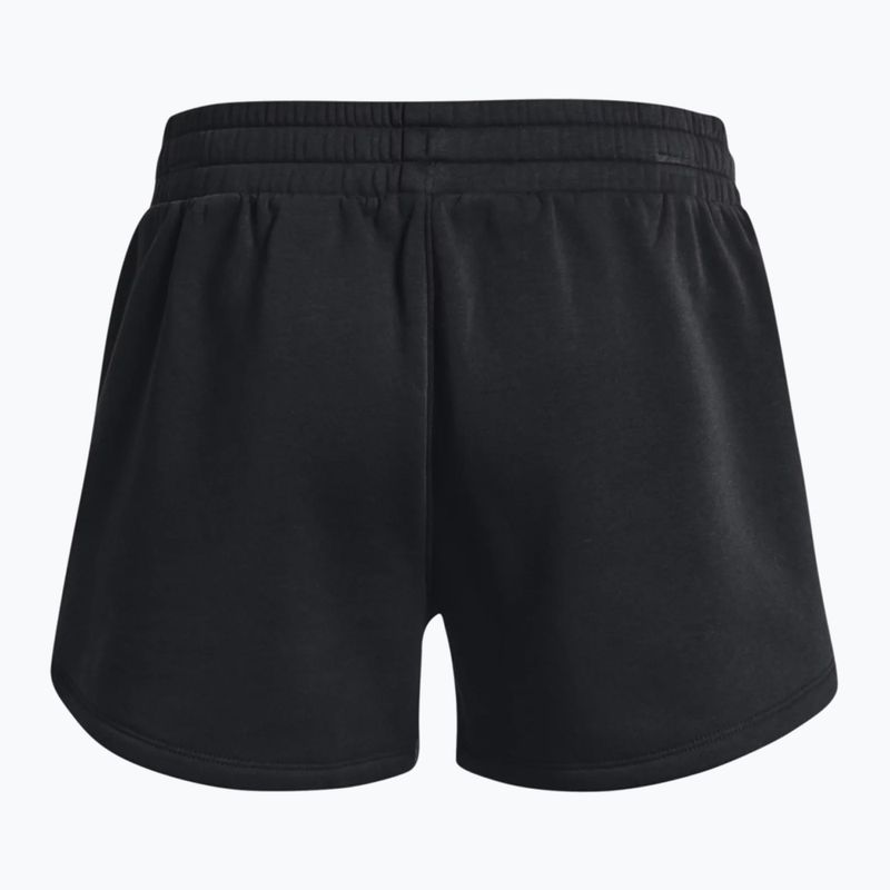 Under Armour Rival Fleece Damen Trainingsshorts schwarz 1376257 4