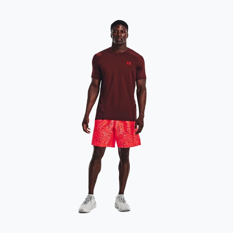 Herren Under Armour HeatGear Armour Fitted Trainingsshirt kastanienbraun 1361683 5