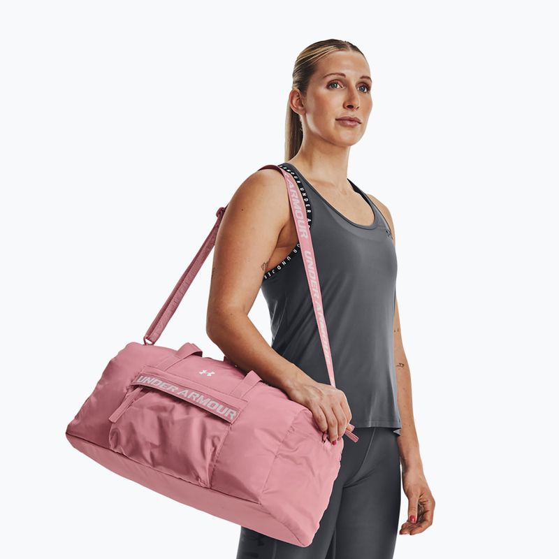 Under Armour Favorite Duffle 30 l rosa Elixier / weiß Frauen Training Tasche 7