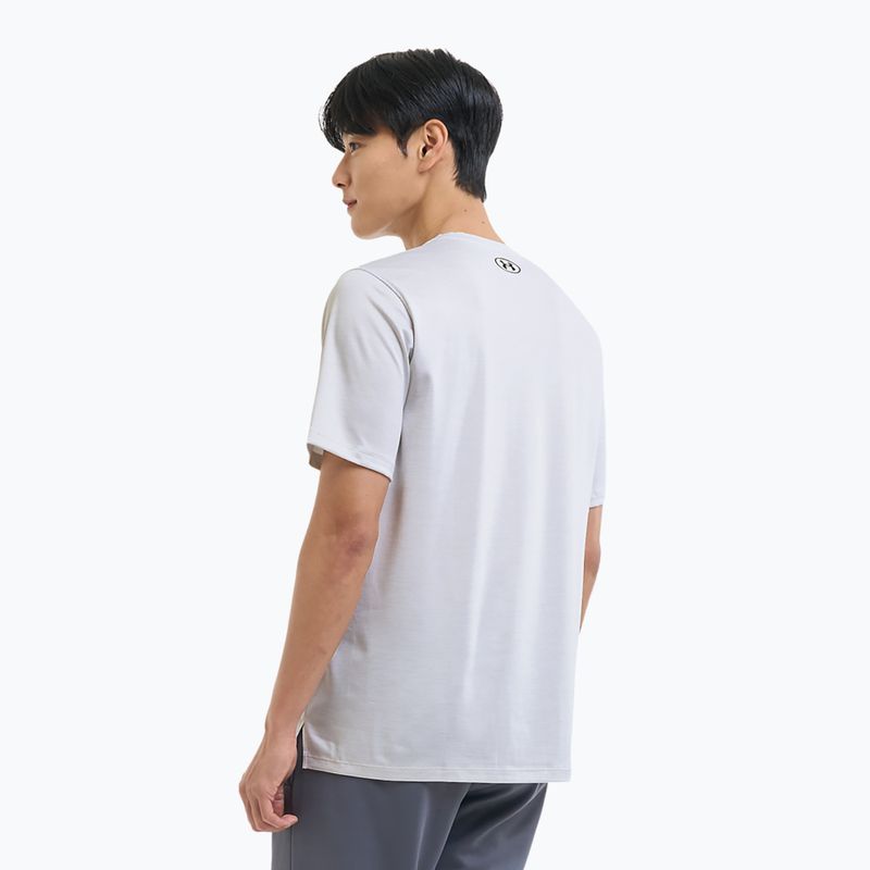 Herren Trainingsshirt Under Armour Tech Vent distant white/black 3