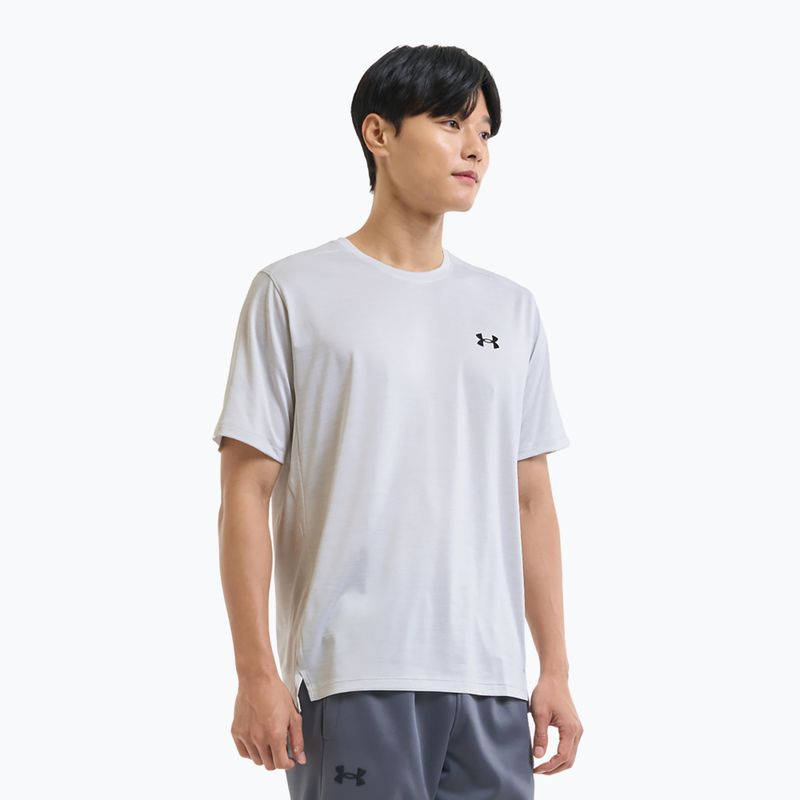 Herren Trainingsshirt Under Armour Tech Vent distant white/black 4