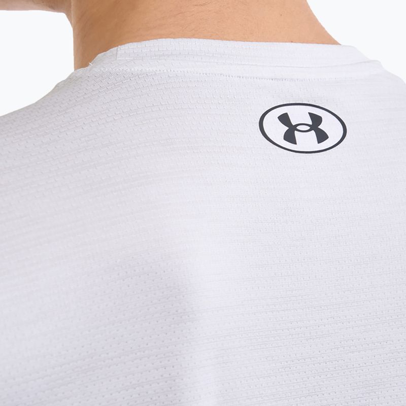 Herren Trainingsshirt Under Armour Tech Vent distant white/black 6