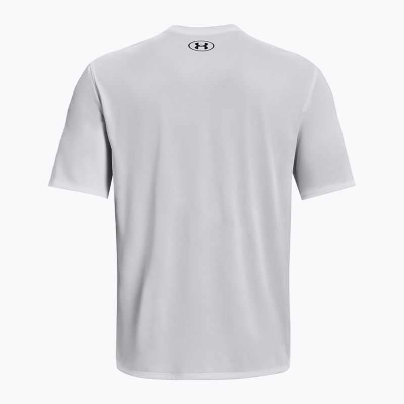 Herren Trainingsshirt Under Armour Tech Vent distant white/black 9