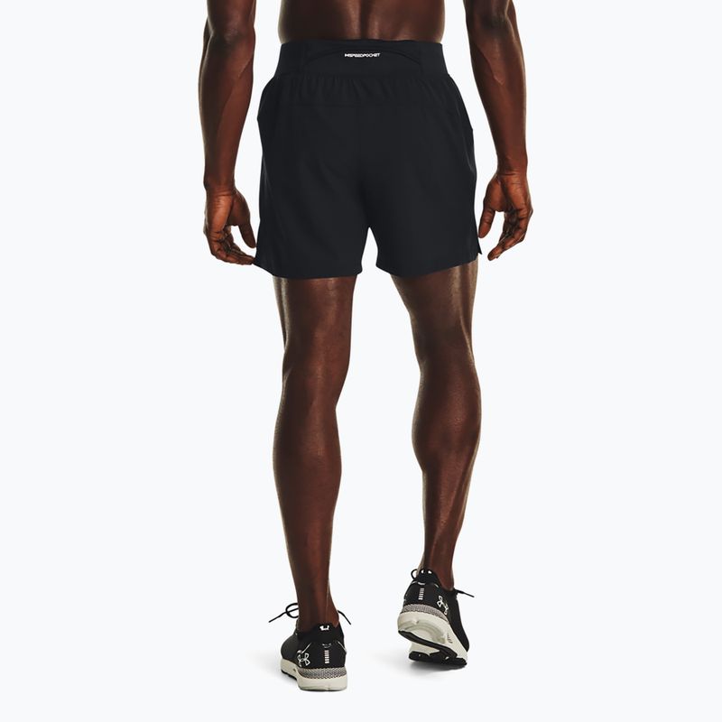 Under Armour Launch Elite 5" Herren Laufshorts schwarz/schwarz/reflektierend 3