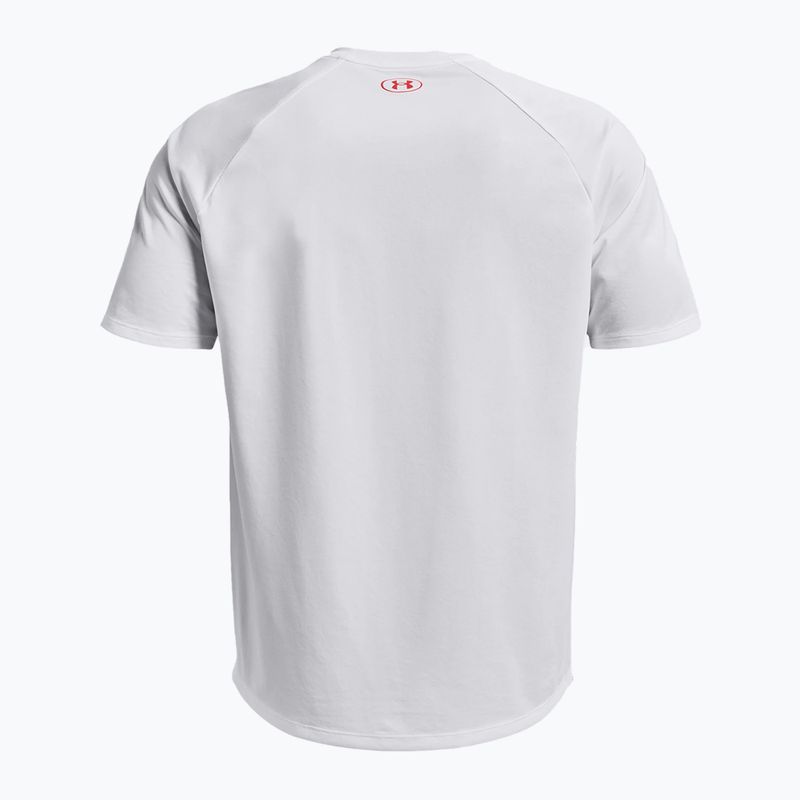 Unter Armour Tech Fade Männer Training T-Shirt rot und weiß 1377053 4