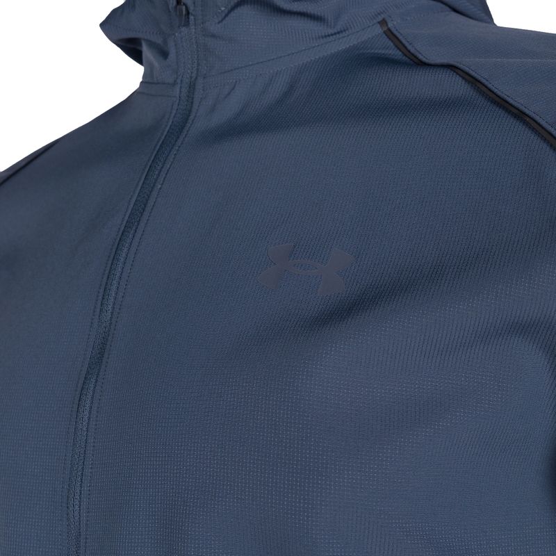 Herren unter Armour Sturm laufen mit Kapuze blau Laufjacke 1376795 3