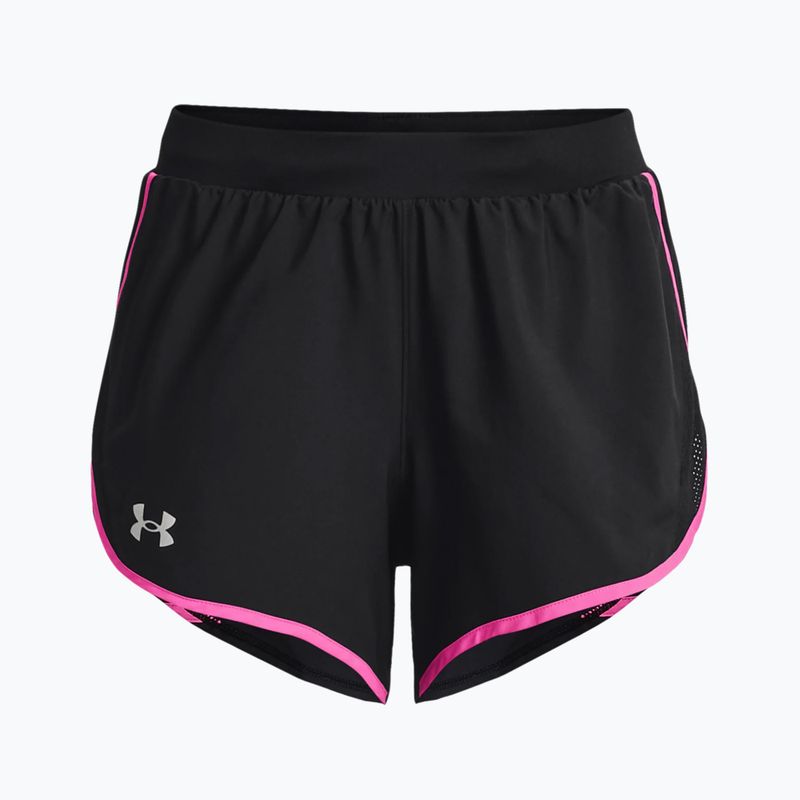 Under Armour Fly By 2.0 Damen Laufshorts schwarz/rosa 1350196 3